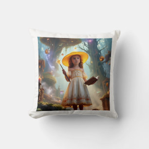 Logic Nahi, Magic Hai – Whimsical Statement T-Shir Cushion