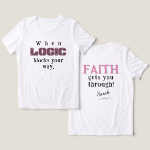 Logic vs. Faith Tri-Blend Shirt