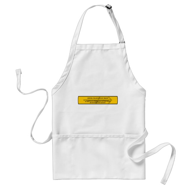 Logical Fallacy: Illicit Major Standard Apron (Front)