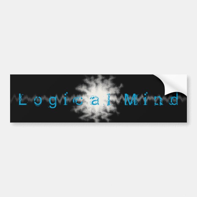 Logical Mind Bumpter Sticker (Front)