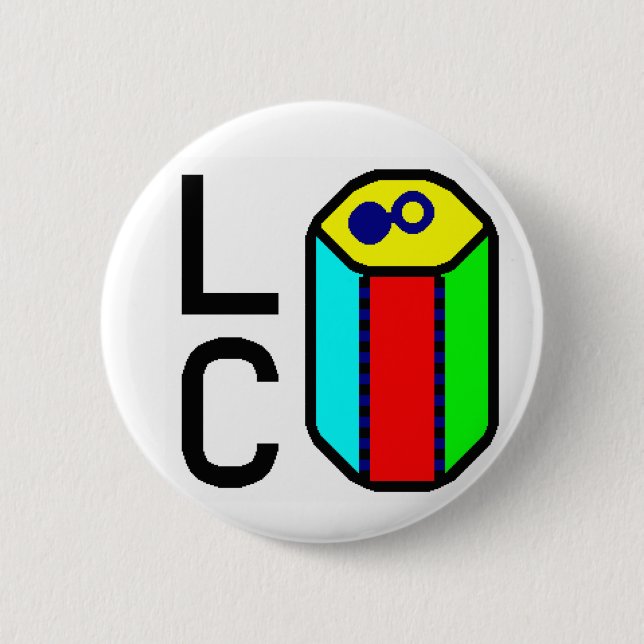 LogiCola icon 6 Cm Round Badge (Front)