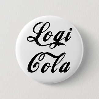 LogiCola script 6 Cm Round Badge