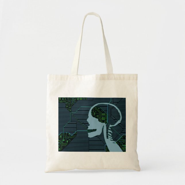 logicskull tote bag (Front)