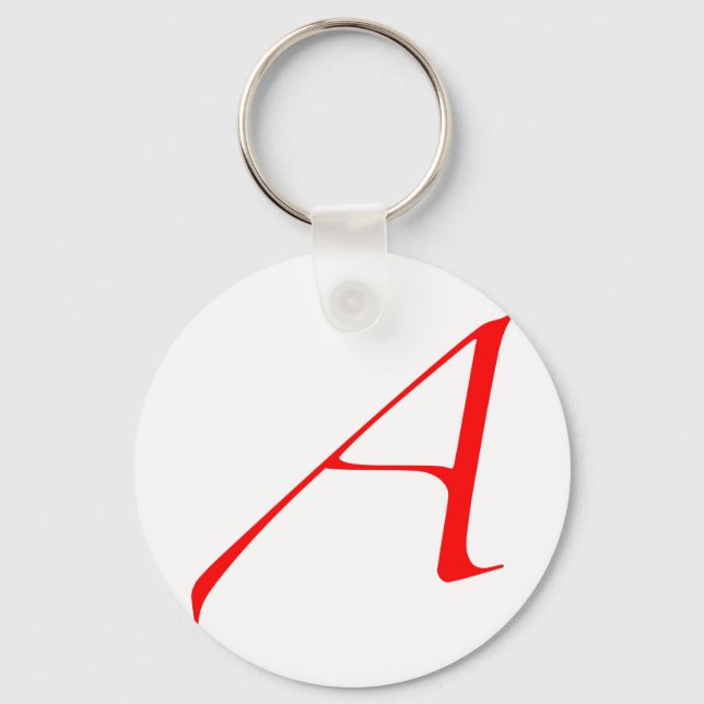 Logidea Atheist logo Key Ring (Front)