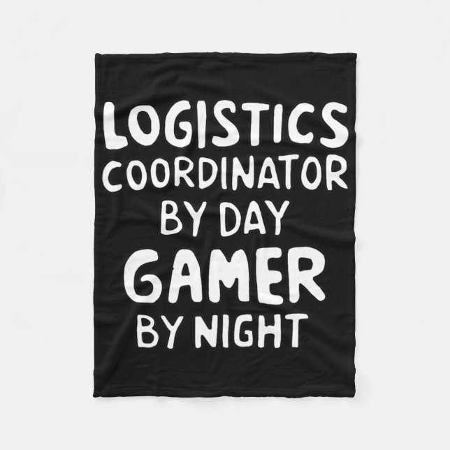 Logistics Coordinator  Fleece Blanket (Front)