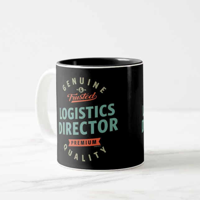 Logistics Director Two-Tone Coffee Mug (Front Left)