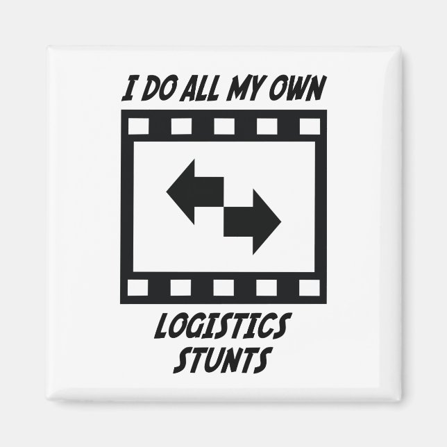 Logistics Stunts Magnet (Front)