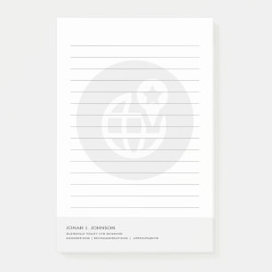 Logistics + Supply Chain Minimal Style Post-it Notes