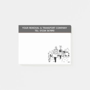 Logistics, Transportation and Removals Company Post-it Notes