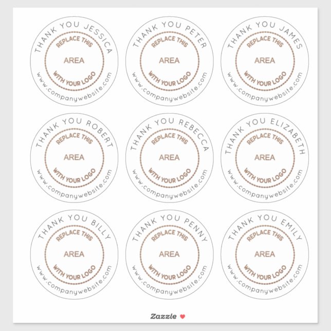 Logo 9 Large Individual Name Thanks Staff Delegate (Sheet)