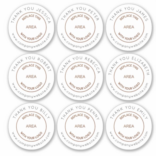 Logo 9 Small Individual Name Thanks Staff Delegate (Front)