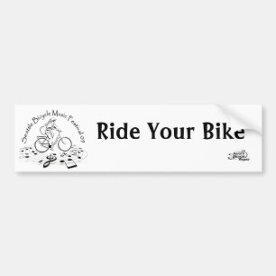 logo, abr logo, Ride Your Bike Bumper Sticker