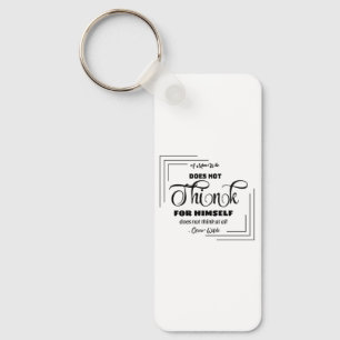 Logo Accent Keyring