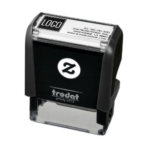 Logo and Company Details Self-inking Stamp