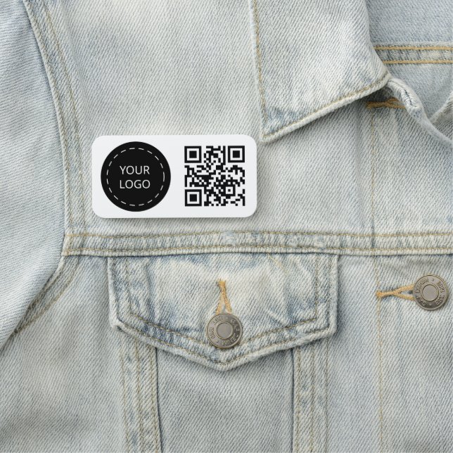 Logo and QR code Name Tag (In Situ)