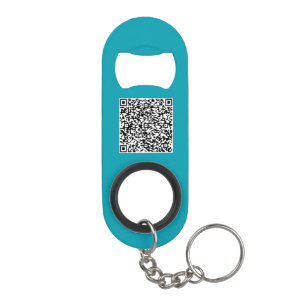 Logo and QR Code Promotion Keychain Bottle Opener