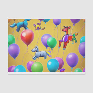 logo balloon animal vector Gift Wrapping paper