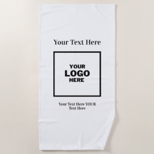 Logo Beach Towel