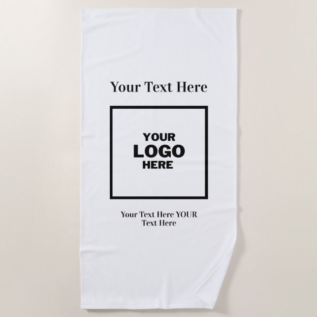 Logo Beach Towel (Front)