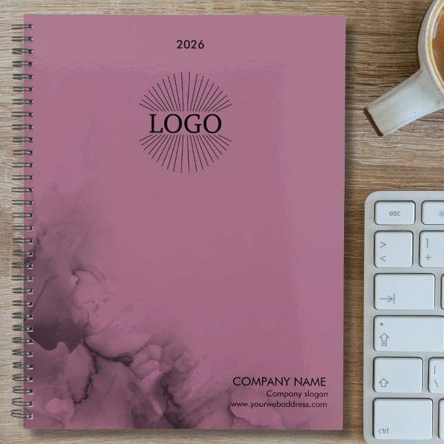 Logo Black Blush Pink Business 2026 Planner (Creator Uploaded)