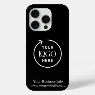 Logo Black Business Minimalist iPhone 15 Pro Case