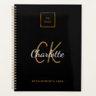 Logo black gold monogram modern 2023 business