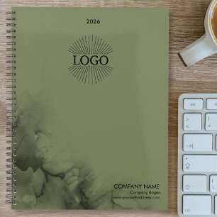 Logo Black Sage Green Business 2026 Planner