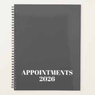 Logo black white monogram initials business 2026  planner