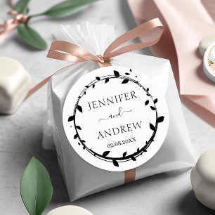 Logo botanic Circle rubber stamp