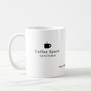 logo brand business name custom coffee mug