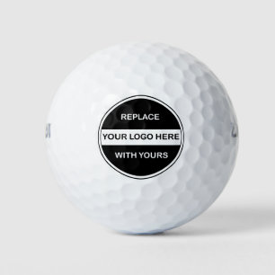 Logo Branded Golfballs Template Golf Balls