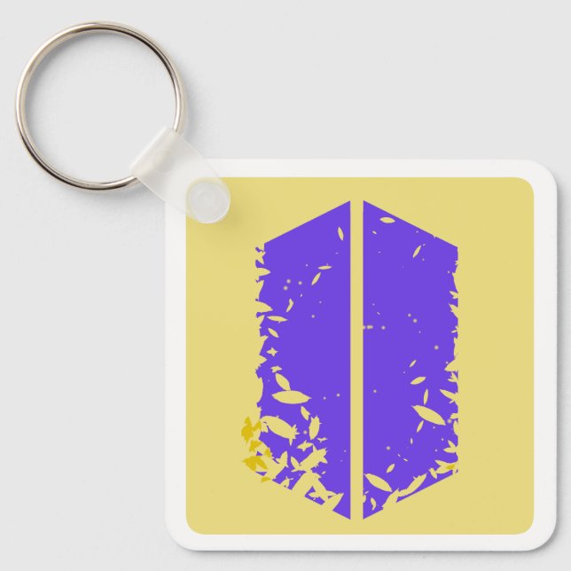 Logo BTSARMY Key Ring (Front)