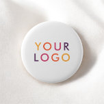 Logo Business Branding 6 Cm Round Badge<br><div class="desc">Make a lasting impression with a personalised button featuring your logo or image. Perfect for business branding, events, or personal flair, this custom button is an easy, eye-catching way to promote your brand or express yourself. Pin it on jackets, bags, or lanyards to share your message everywhere you go. Ideal...</div>