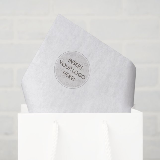 LOGO BUSINESS BRANDING modern simple extra large Tissue Paper (Gift Bag)