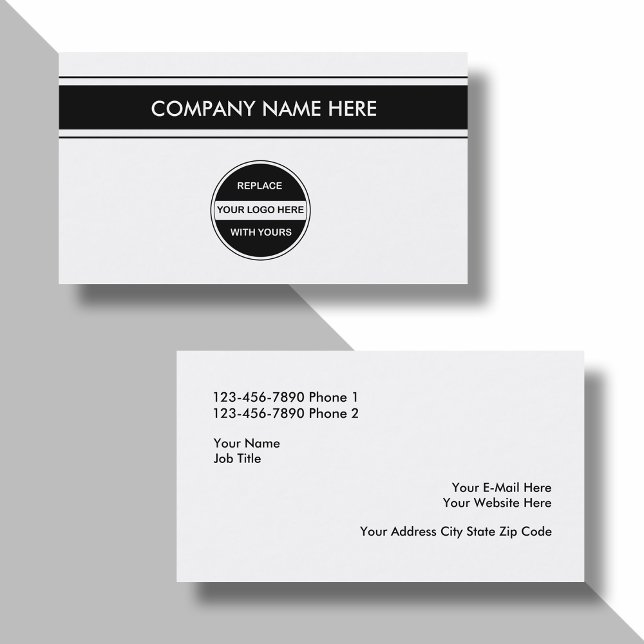 Logo Business Card Template (Creator Uploaded)
