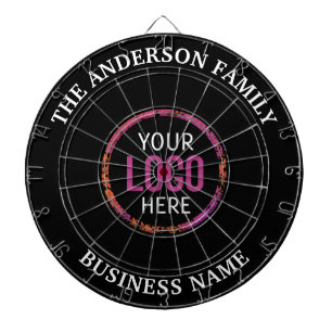  Logo  Business Company Branded  Dartboard