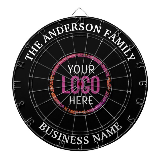  Logo  Business Company Branded  Dartboard (Front)
