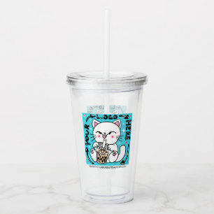 Logo Business Company Promotion Refillable Acrylic Tumbler