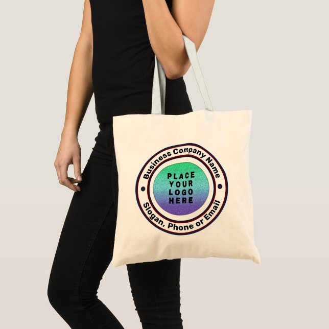 Logo Business Company Promotional Custom    Tote Bag (Front (Product))