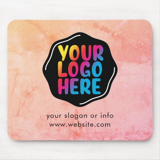 Logo | Business Corporate Company Branded Custom Mouse Mat (Front)