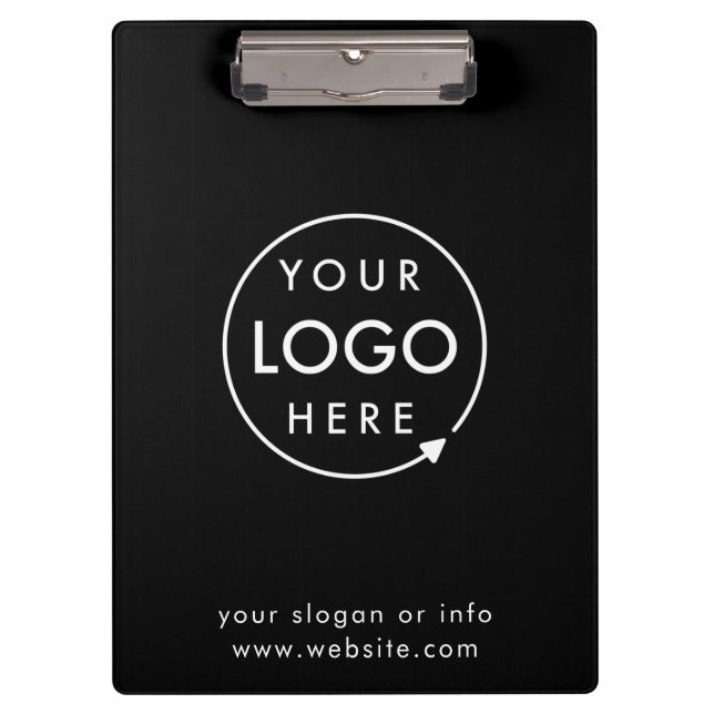 Logo | Business Corporate Company Minimalist Clipboard (Front)