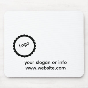 Logo Business Corporate Company Minimalist Gel Mouse Mat