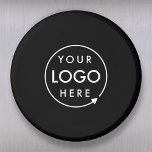 Logo | Business Corporate Company Minimalist Magnet<br><div class="desc">A simple custom black business template in a modern minimalist style which can be easily updated with your company logo. If you need any help personalising this product,  please contact me using the message button below and I'll be happy to help.</div>