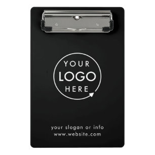 Logo   Business Corporate Company Minimalist Mini Clipboard
