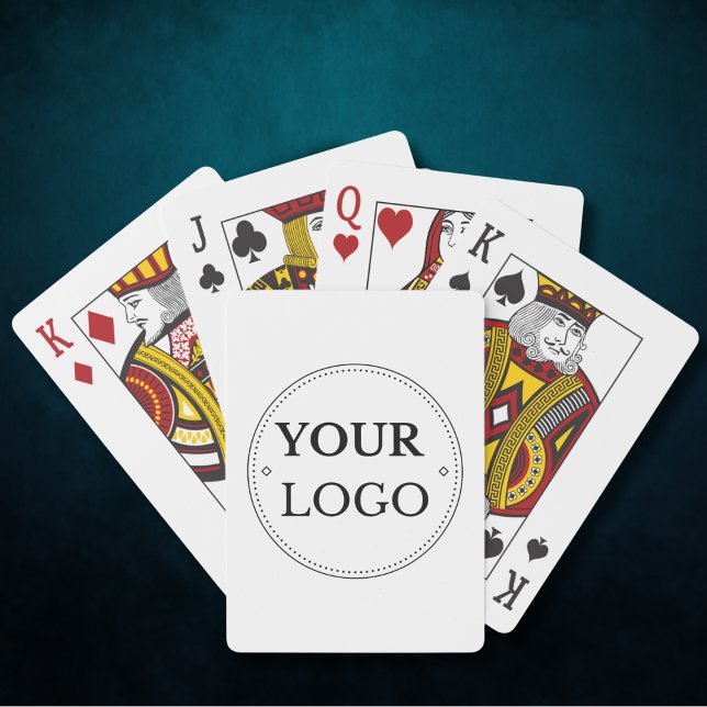 Logo Business Corporate Company Minimalist Playing Cards (Creator Uploaded)