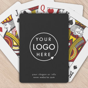 Logo   Business Corporate Company Minimalist Playing Cards
