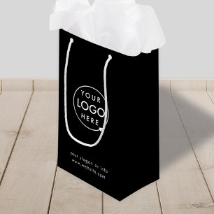 Logo Business Corporate Company Minimalist Small Gift Bag