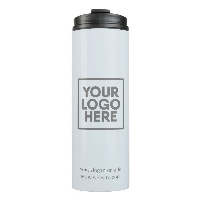 Logo | Business Corporate Company Minimalist Therm Thermal Tumbler (Front)