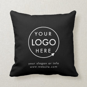 branded throw pillows