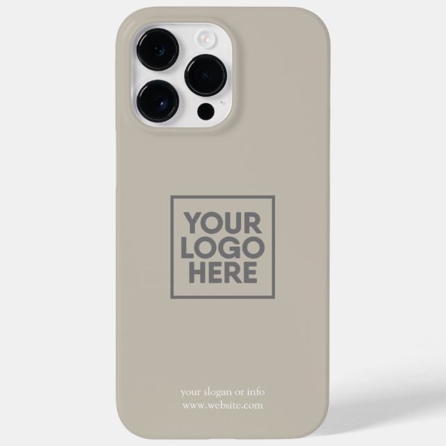  Logo | Business Corporate Company Past Minimalist Case-Mate iPhone Case (Back)